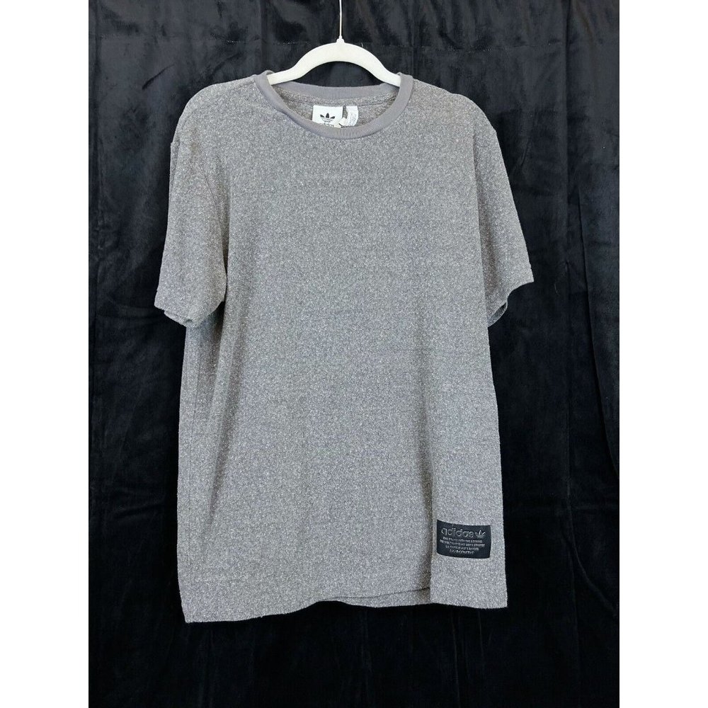 Adidas Men's Adult Tee Shirt with Front Side Zip Pocket